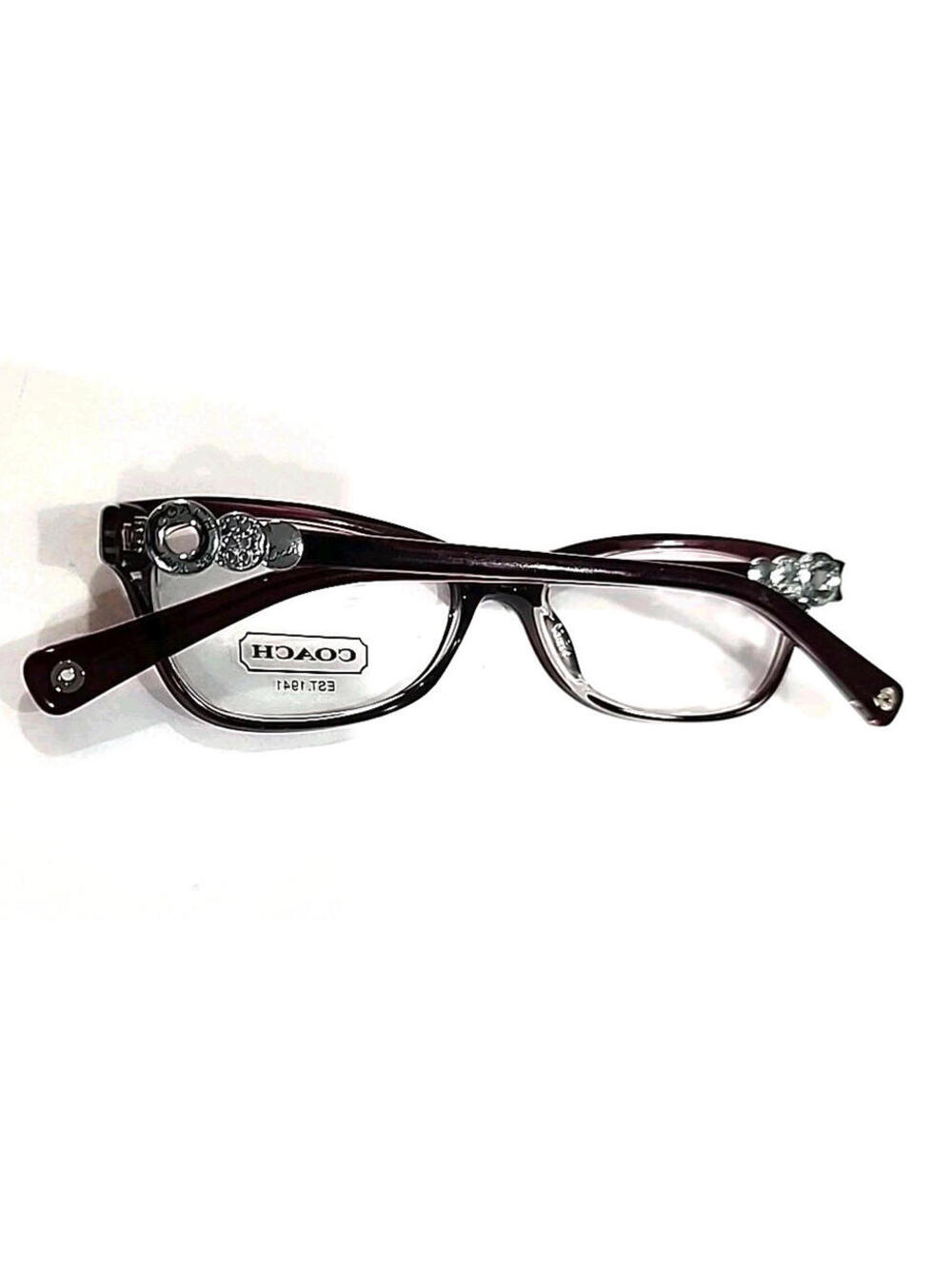 Coach HC6014 Elise 5251 Burgundy Eyeglasses 50-15 135 - Picture 5 of 9